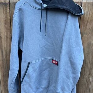 Milwaukee Gray and Black Men's Hoodie